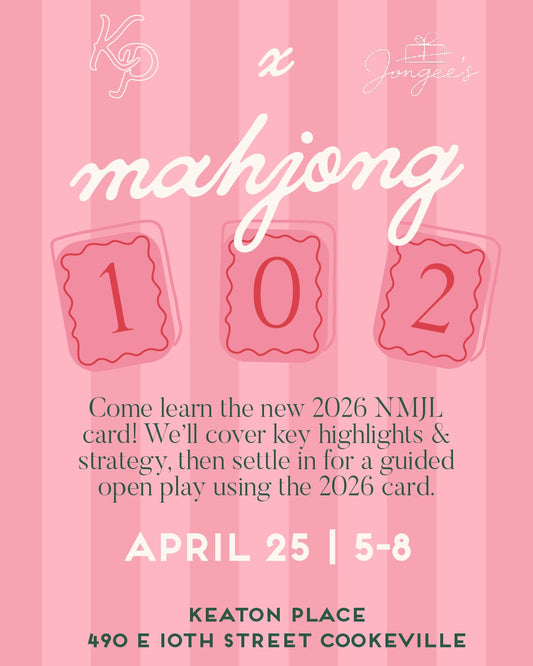 MAHJONG 102: LESSON ON THE 2026 NMJL CARD