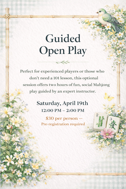 Bams & Blooms: Mahjong Open Play