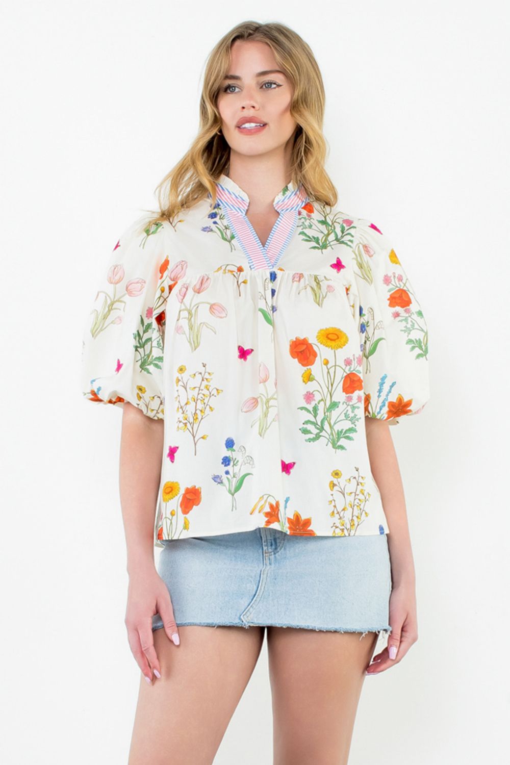 Meadow Muse Puff Sleeve Top