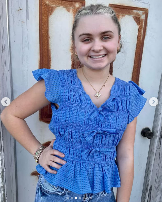 Coastal Breeze Seersucker Bow Detail Top