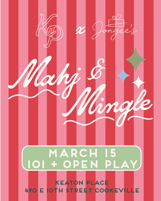 Mahjong 101 Lesson & Open Play- March 15th at Keaton Place