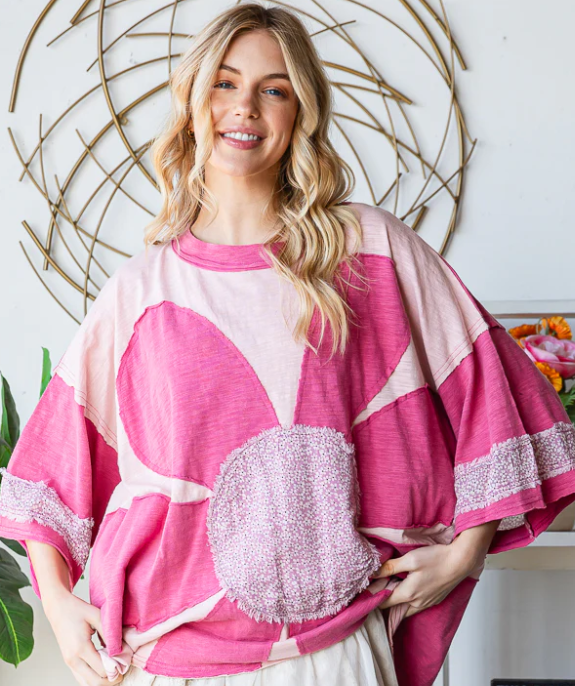 Daisy Daze Patchwork Top