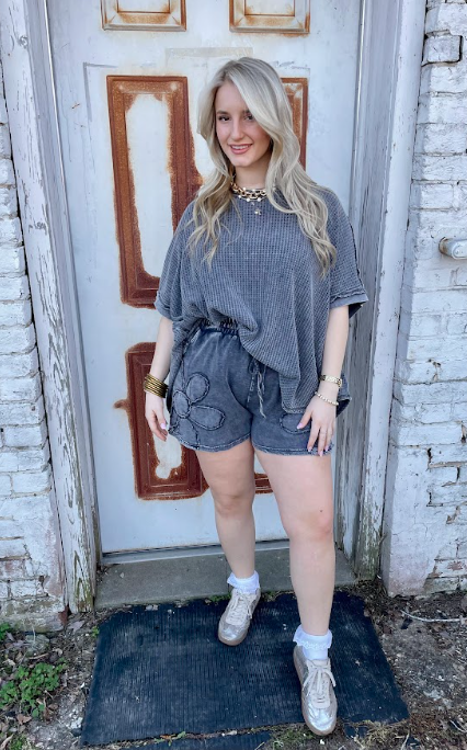 Bloom & Fade Terry Knit Shorts