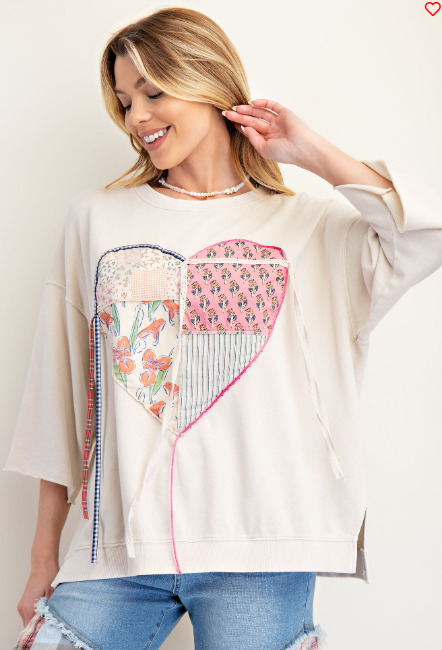 Sweetheart Vintage Knit Top