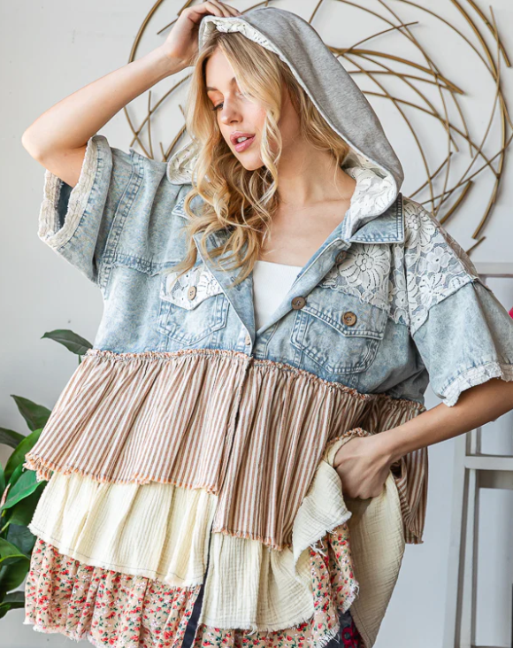 Whimsy Layers Hooded Jacket