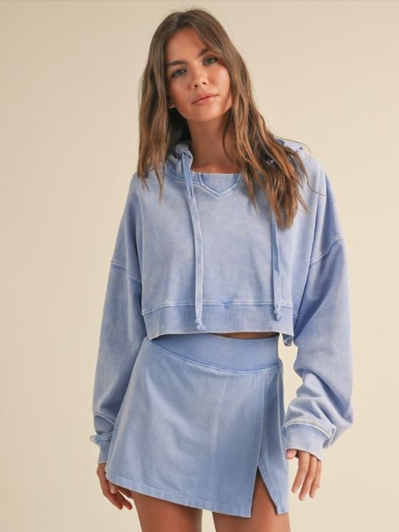 Mineral Wash Pullover Hoodie