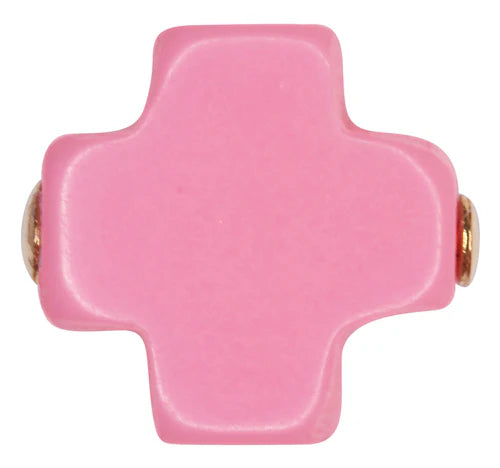 Egirl signature cross gold & colored pattern 3mm bead bracelet