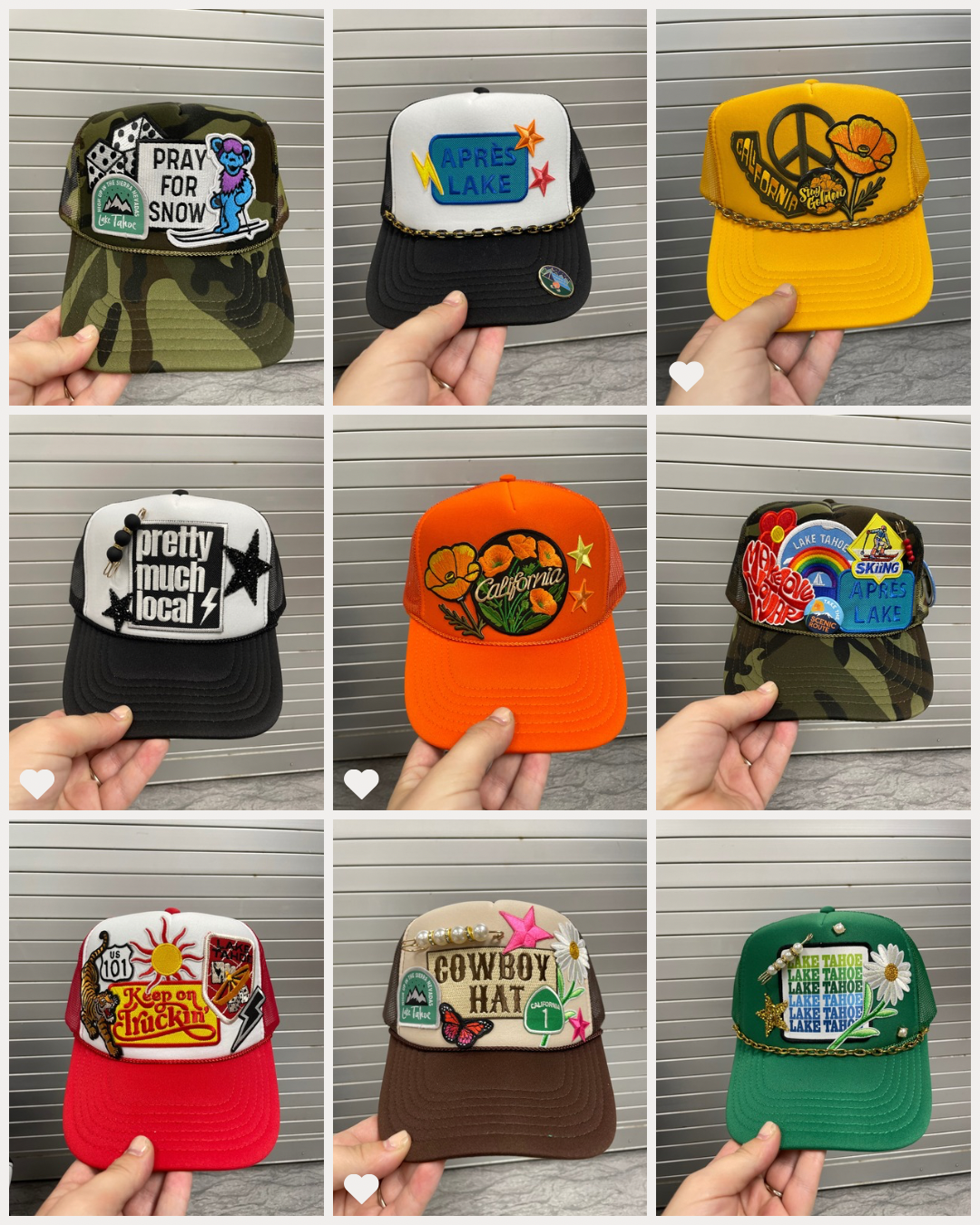 Custom Trucker Hat Bar