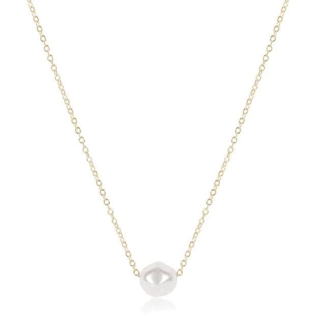 Enewton - Necklace Gold - 16" Admire Pearl