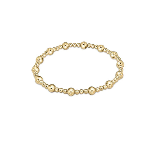 Enewton - Extends - Classic Sincerity Pattern 5mm Bead Bracelet - Gold