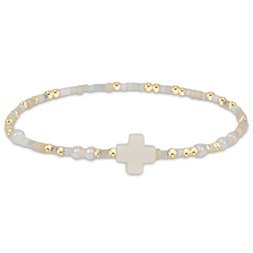 2025 Spring & Summer Hope Unwritten Signature Cross Bracelet