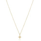 Enewton - Necklace - 16" Signature Cross Gold Charm