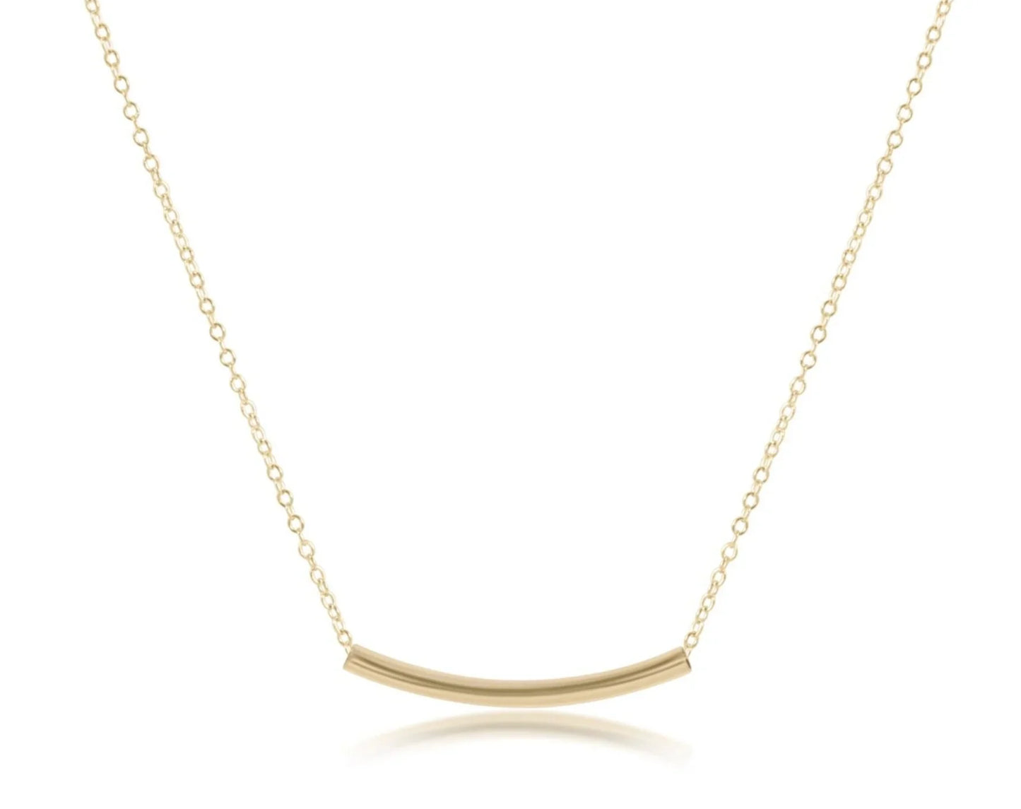 Enewton - Necklace - 16" Bliss Bar Small Gold