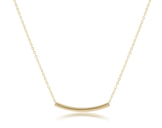 Enewton - Necklace - 16" Bliss Bar Small Gold