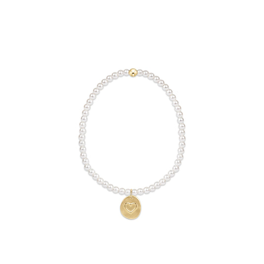 Enewton - Classic Pearl Inspire Love Small Gold Charm 3mm