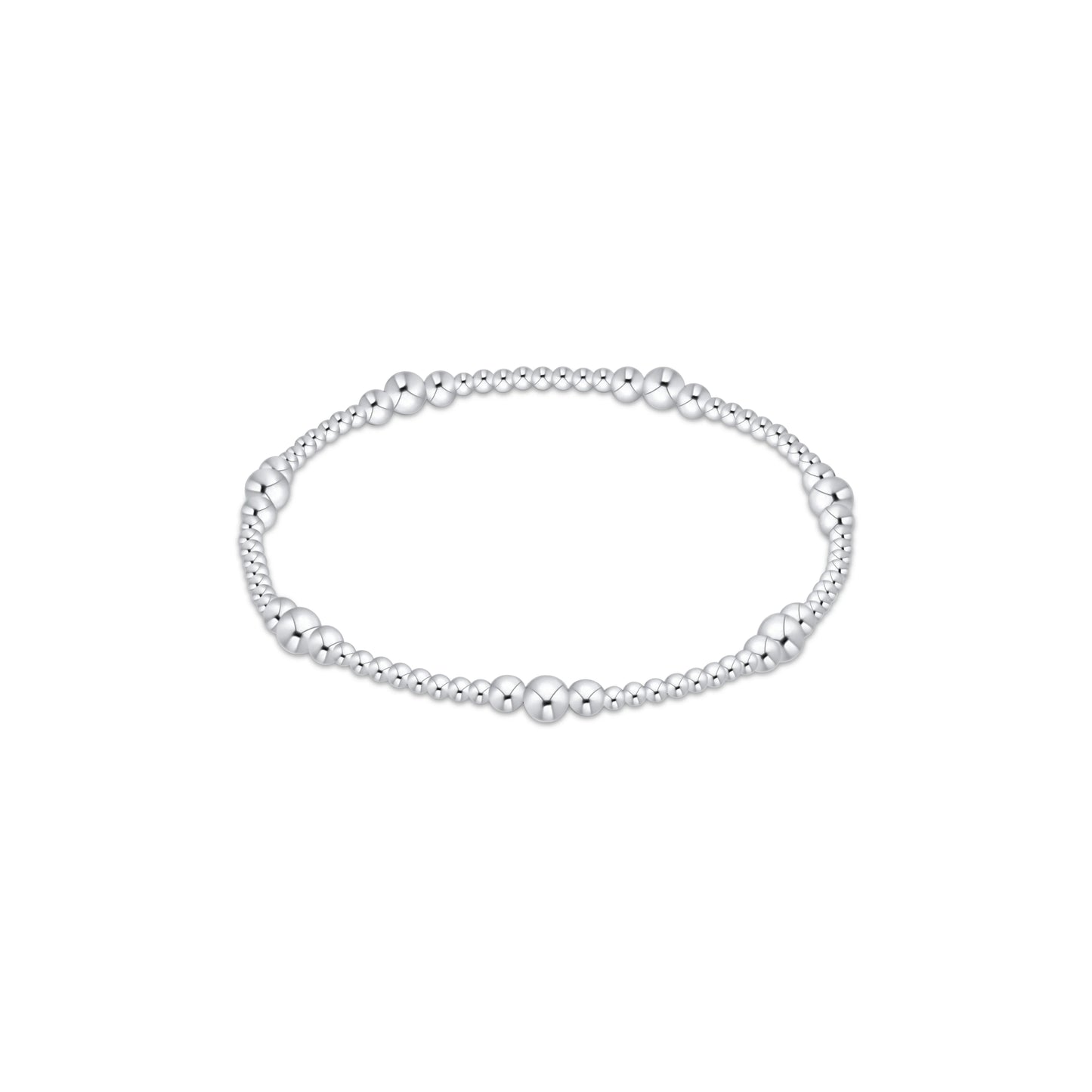 Classic Sterling Purpose Pattern Bracelet 4mm