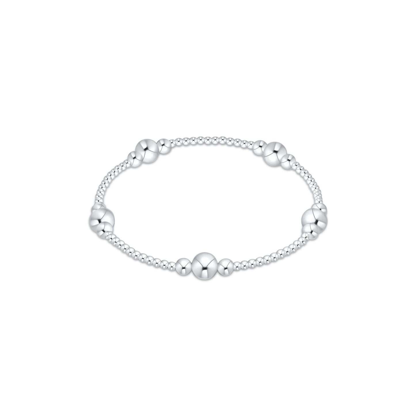 Classic Sterling Purpose Pattern 6mm Bracelet