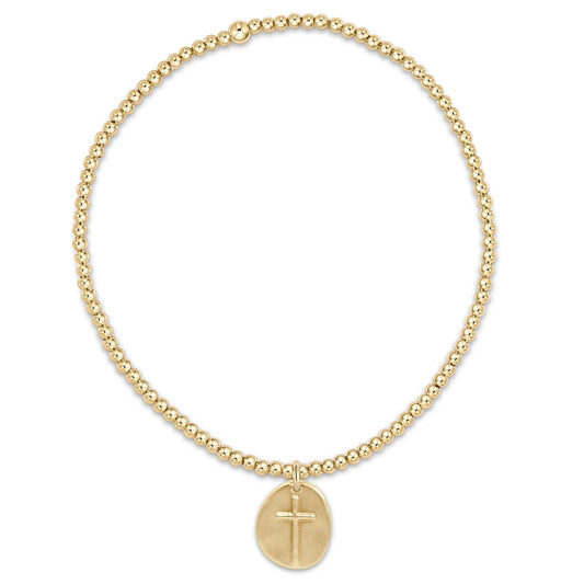 Enewton - Classic Gold Inspire Small Charm 2mm Bracelet