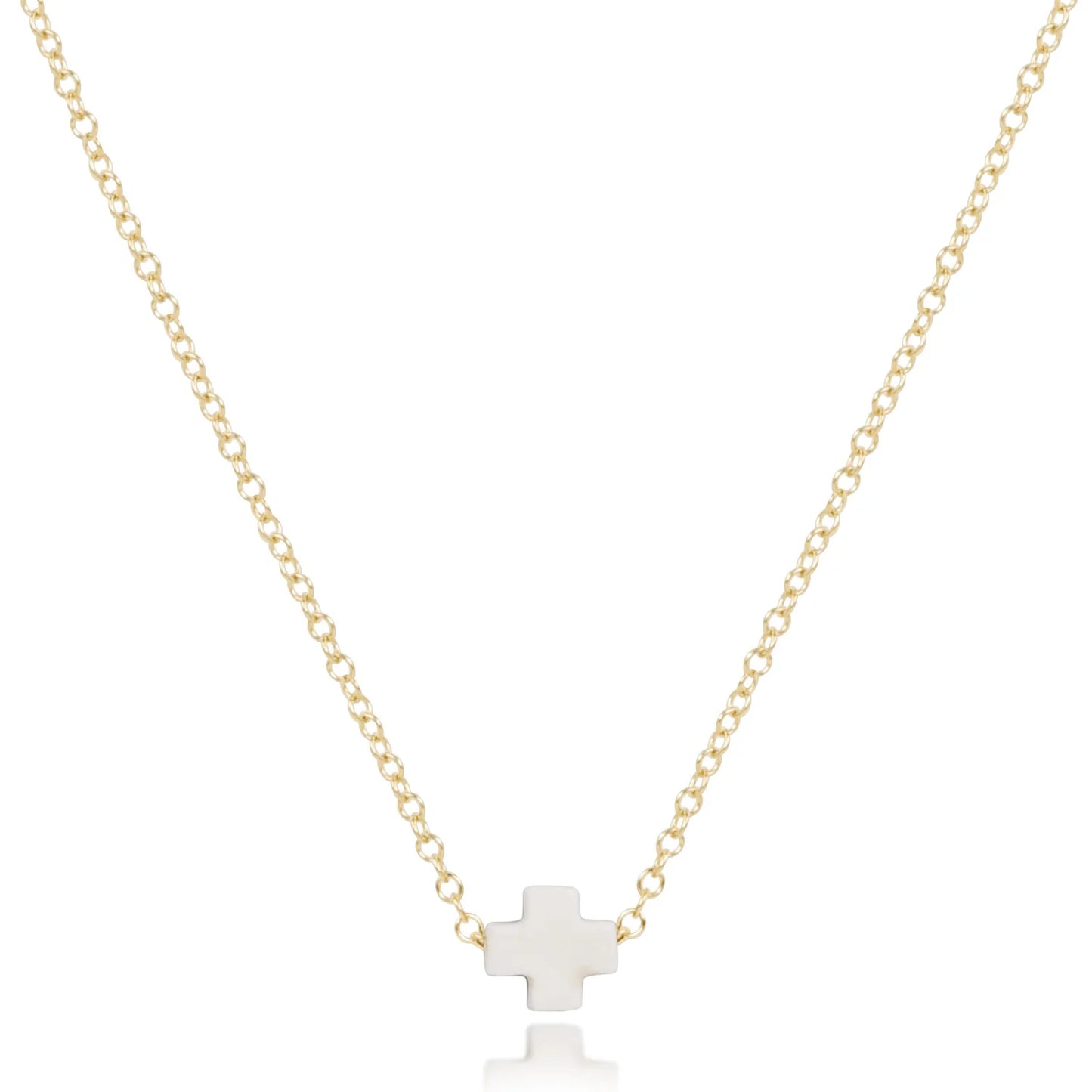 Enewton - 16" Necklace Gold - Signature Cross