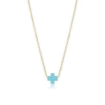 Enewton - 16" Necklace Gold - Signature Cross