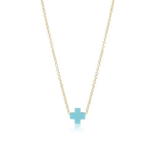 Enewton - 16" Necklace Gold - Signature Cross