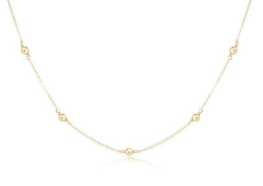 Enewton - Necklace - 15" Choker Simplicity Chain Gold - Classic 4mm Gold