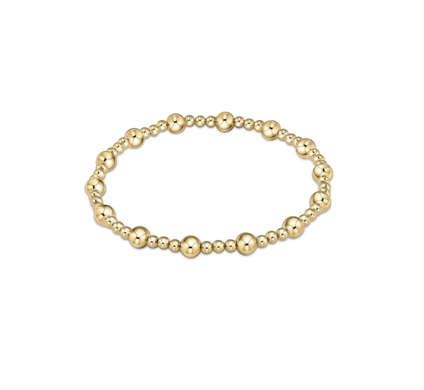 Enewton - Extends - Classic Sincerity Pattern 5mm Bead Bracelet - Gold