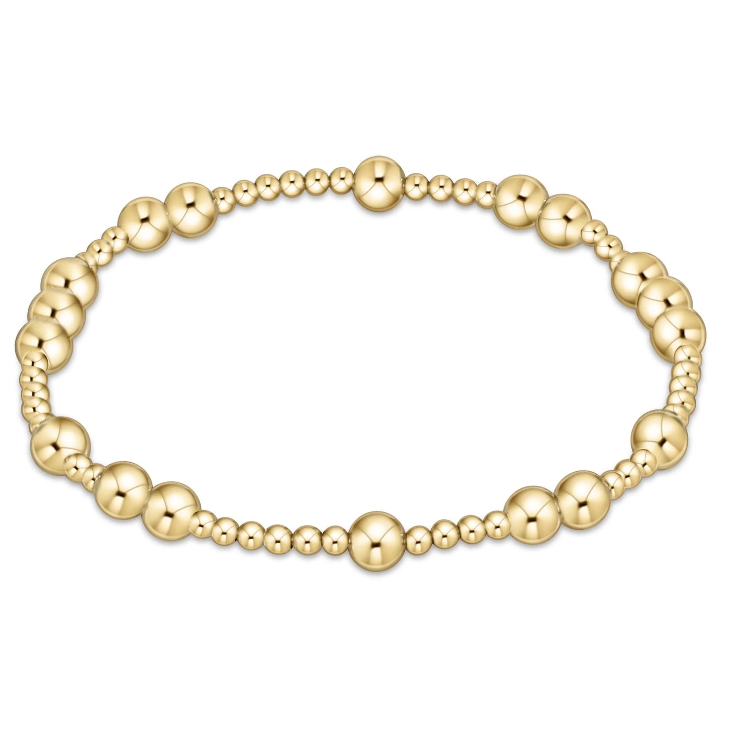 hope unwritten 5mm bead bracelet - gold