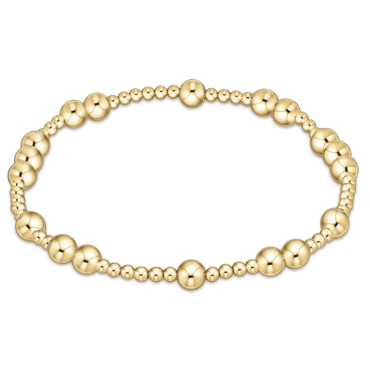 hope unwritten 5mm bead bracelet - gold